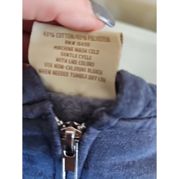 Retro Vision Apparel Harbor Walk Destin, FL Blue Full Zip Jacket Adult XL - Picture 7 of 7